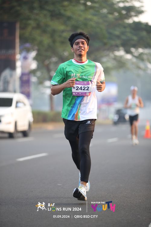 Race photo from BAF LIONS RUN 2024