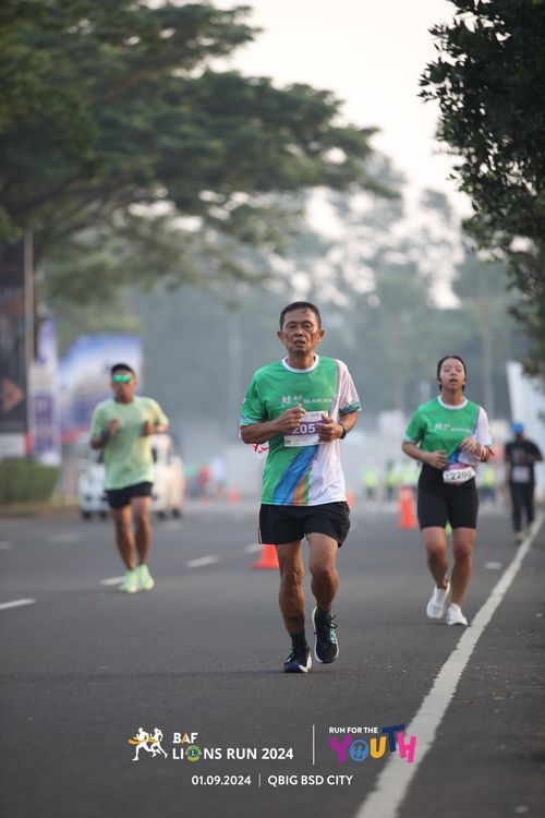 Race photo from BAF LIONS RUN 2024