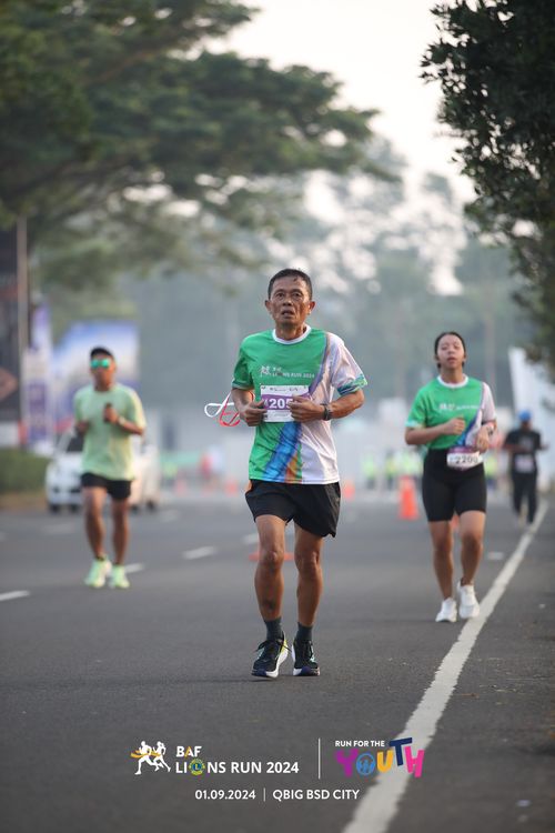 Race photo from BAF LIONS RUN 2024