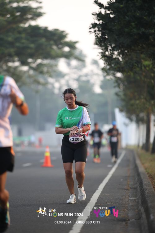 Race photo from BAF LIONS RUN 2024