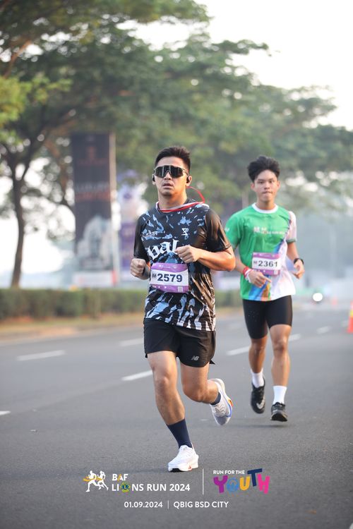 Race photo from BAF LIONS RUN 2024