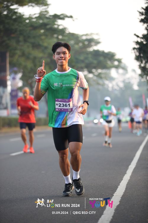 Race photo from BAF LIONS RUN 2024