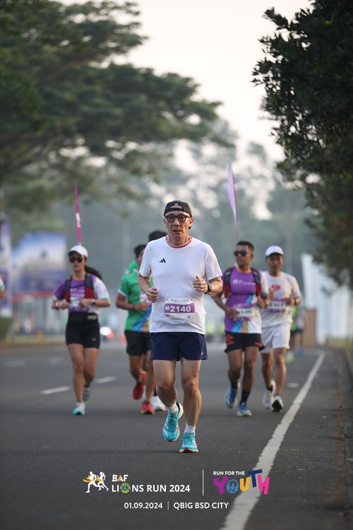 Race photo from BAF LIONS RUN 2024