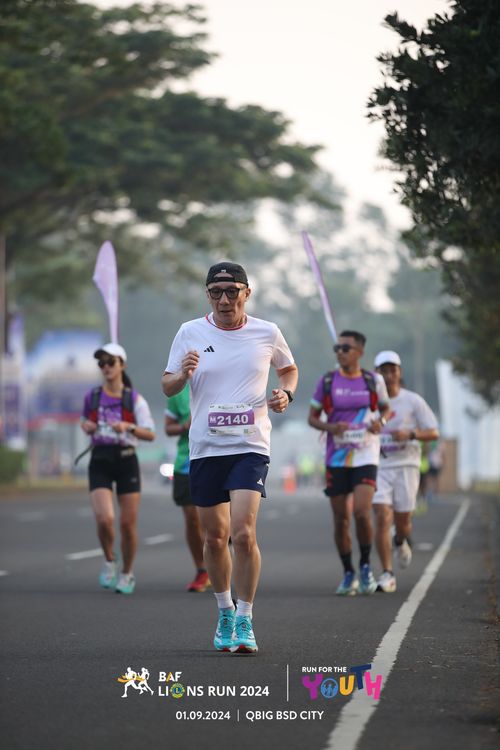 Race photo from BAF LIONS RUN 2024
