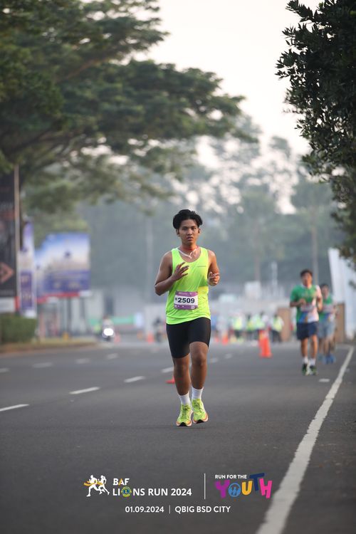 Race photo from BAF LIONS RUN 2024