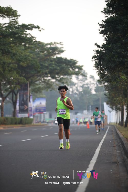 Race photo from BAF LIONS RUN 2024