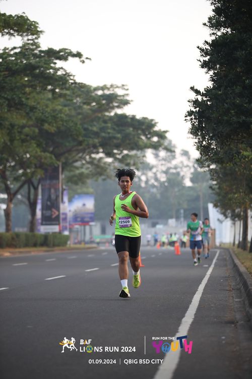 Race photo from BAF LIONS RUN 2024