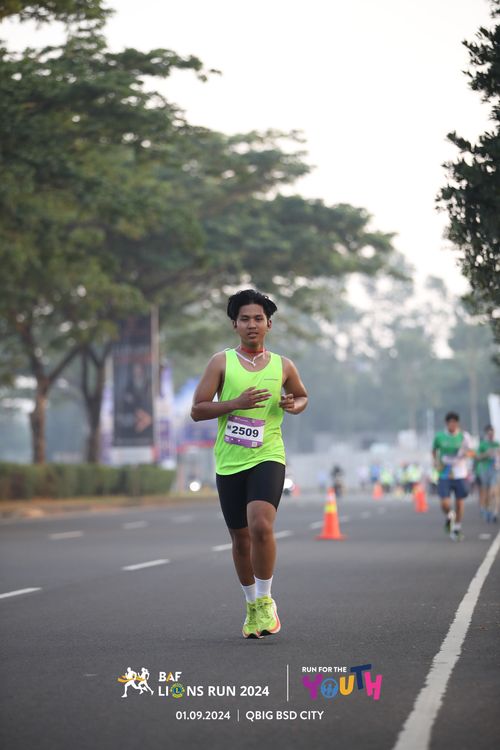 Race photo from BAF LIONS RUN 2024