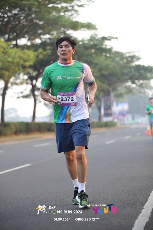 Race photo from BAF LIONS RUN 2024