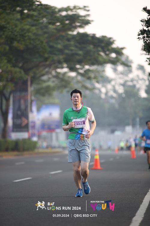 Race photo from BAF LIONS RUN 2024
