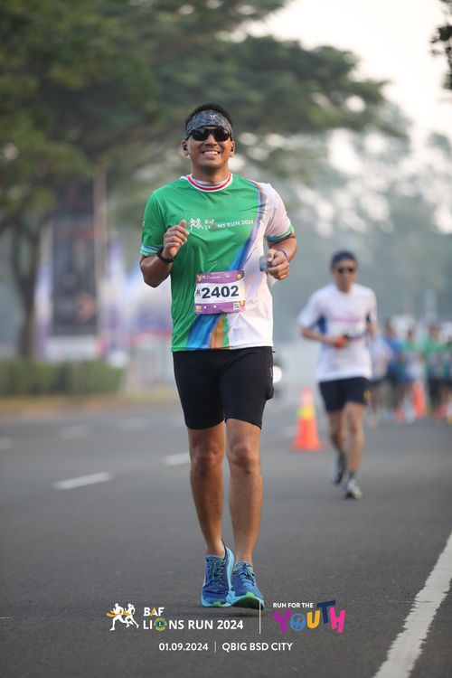 Race photo from BAF LIONS RUN 2024