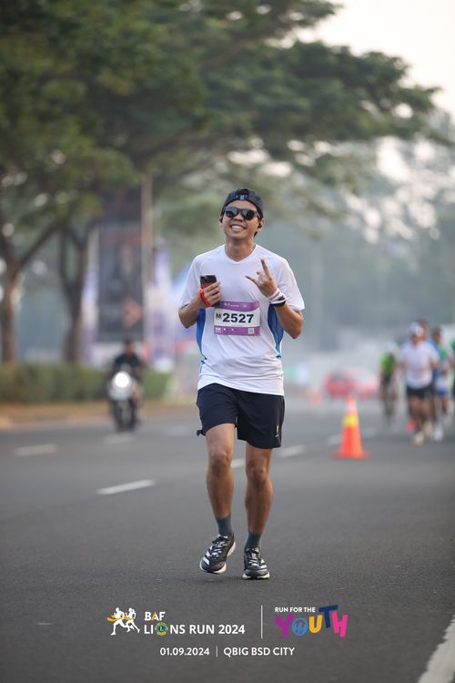 Race photo from BAF LIONS RUN 2024