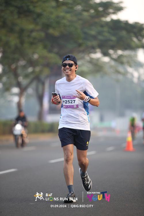 Race photo from BAF LIONS RUN 2024