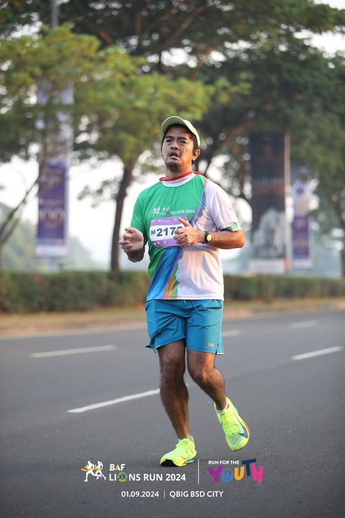 Race photo from BAF LIONS RUN 2024