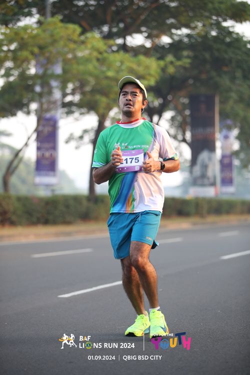 Race photo from BAF LIONS RUN 2024