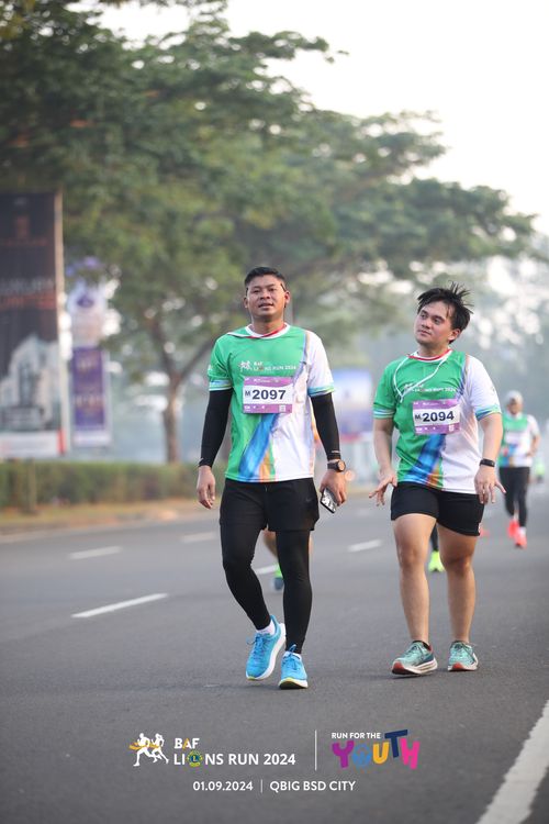 Race photo from BAF LIONS RUN 2024
