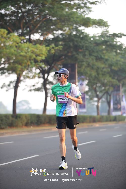 Race photo from BAF LIONS RUN 2024