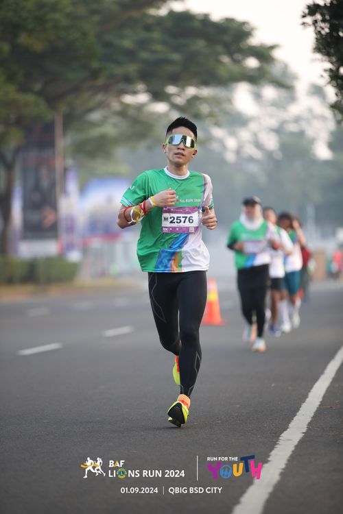Race photo from BAF LIONS RUN 2024
