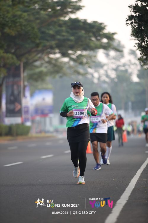 Race photo from BAF LIONS RUN 2024