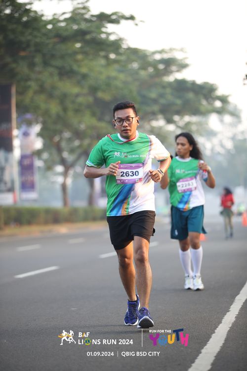 Race photo from BAF LIONS RUN 2024