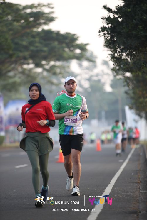 Race photo from BAF LIONS RUN 2024