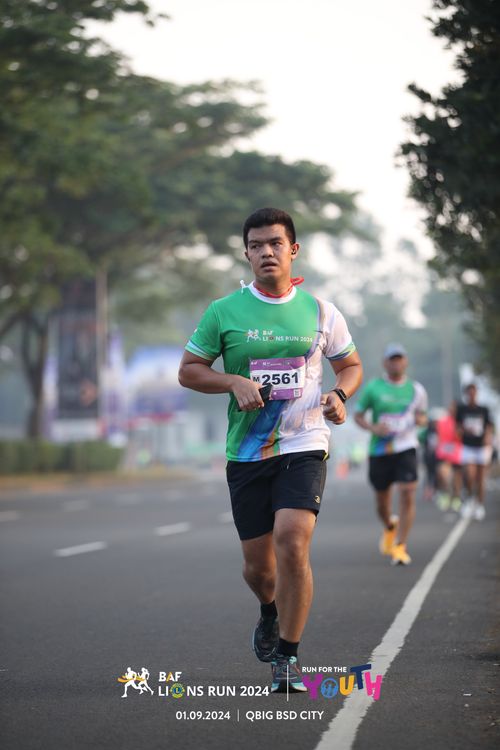 Race photo from BAF LIONS RUN 2024