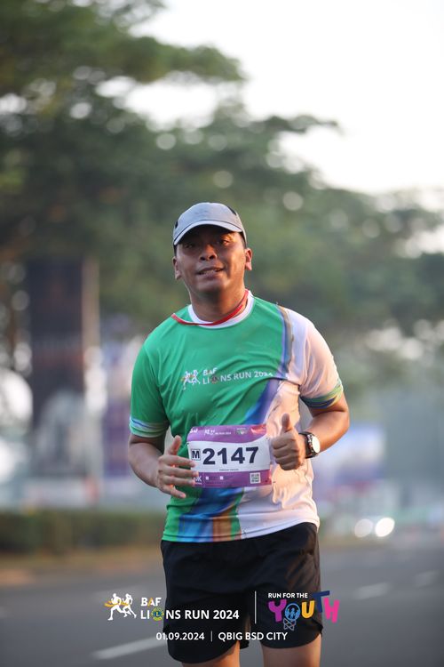 Race photo from BAF LIONS RUN 2024
