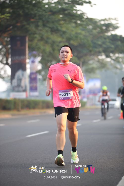 Race photo from BAF LIONS RUN 2024