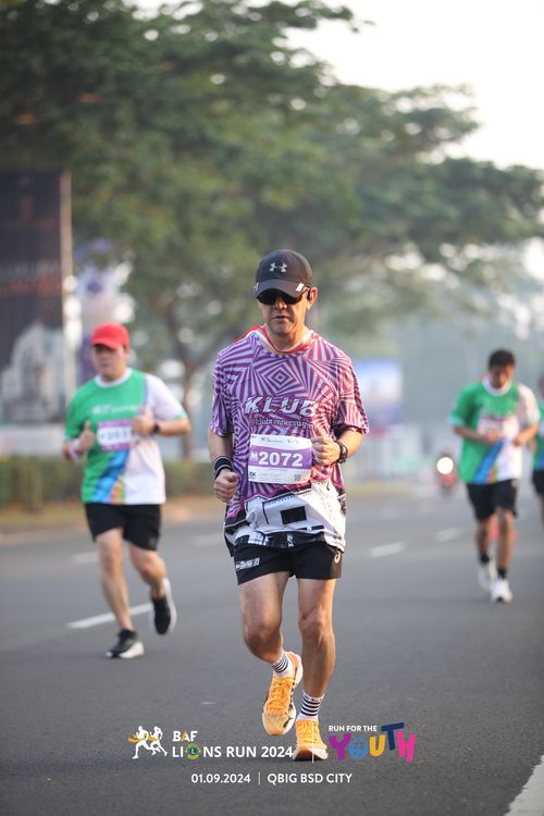 Race photo from BAF LIONS RUN 2024