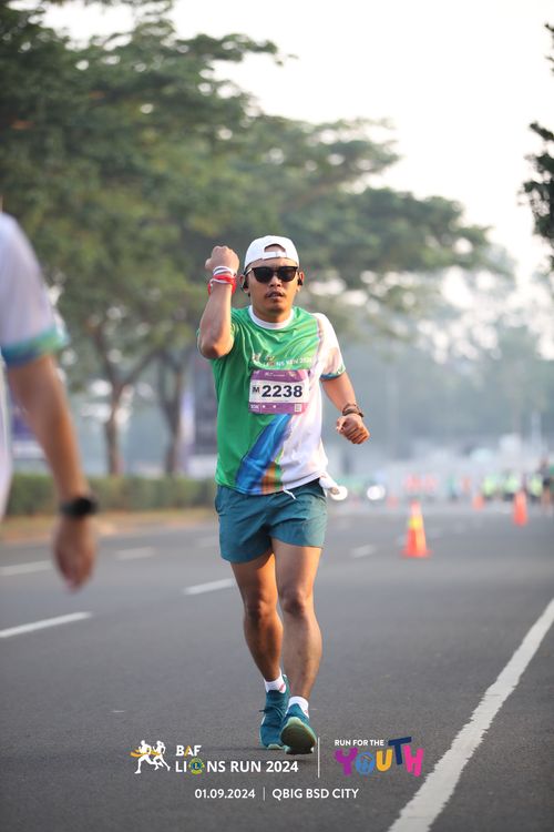 Race photo from BAF LIONS RUN 2024