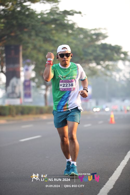Race photo from BAF LIONS RUN 2024