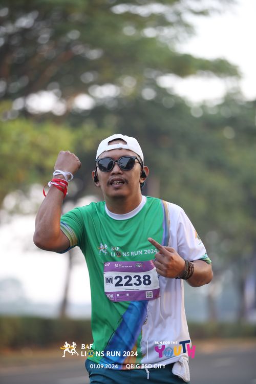 Race photo from BAF LIONS RUN 2024