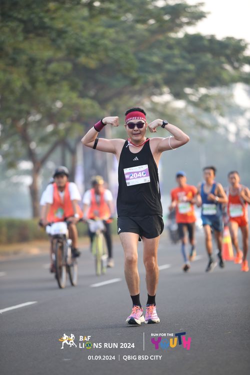 Race photo from BAF LIONS RUN 2024