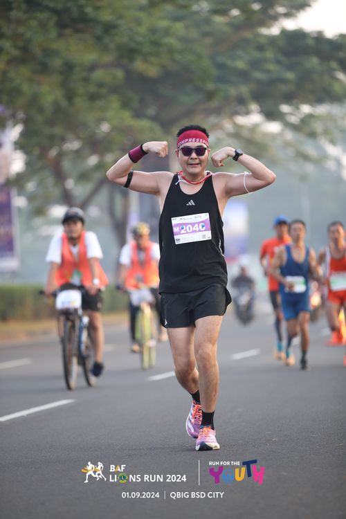 Race photo from BAF LIONS RUN 2024