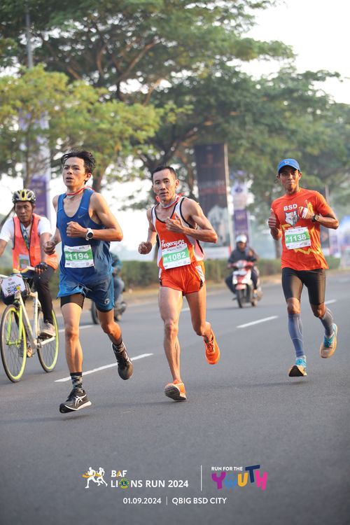 Race photo from BAF LIONS RUN 2024
