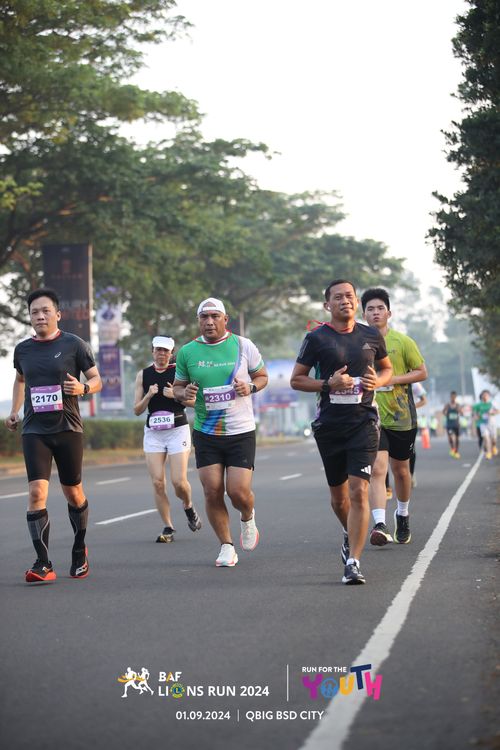 Race photo from BAF LIONS RUN 2024