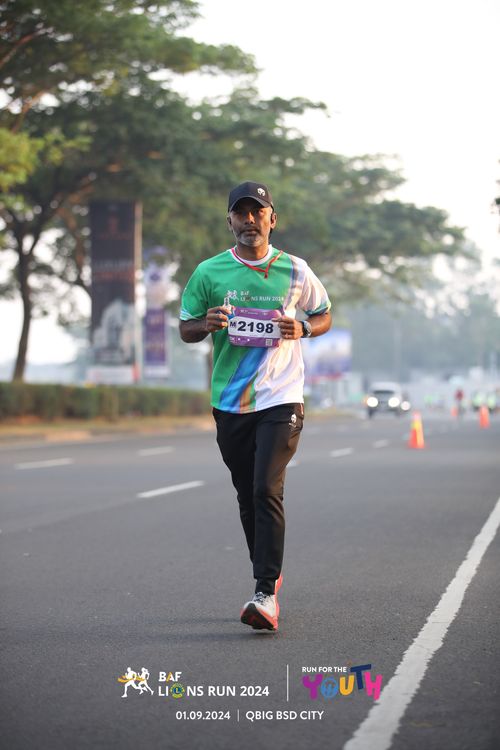 Race photo from BAF LIONS RUN 2024