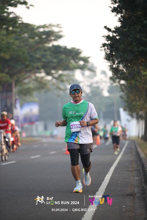 Race photo from BAF LIONS RUN 2024
