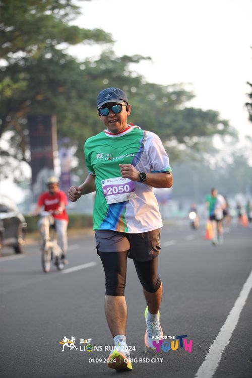 Race photo from BAF LIONS RUN 2024