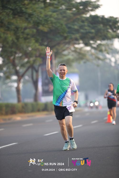 Race photo from BAF LIONS RUN 2024