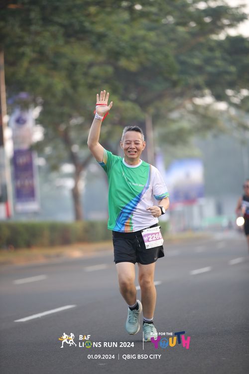Race photo from BAF LIONS RUN 2024