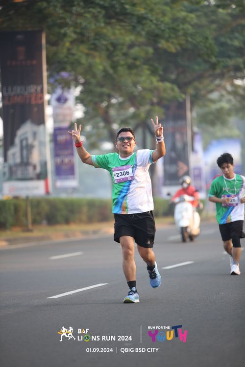 Race photo from BAF LIONS RUN 2024