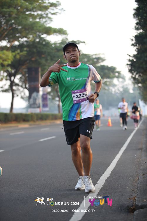 Race photo from BAF LIONS RUN 2024