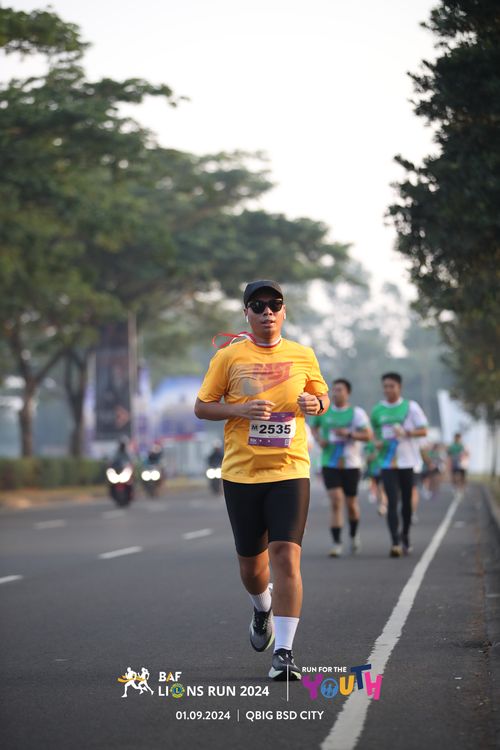 Race photo from BAF LIONS RUN 2024