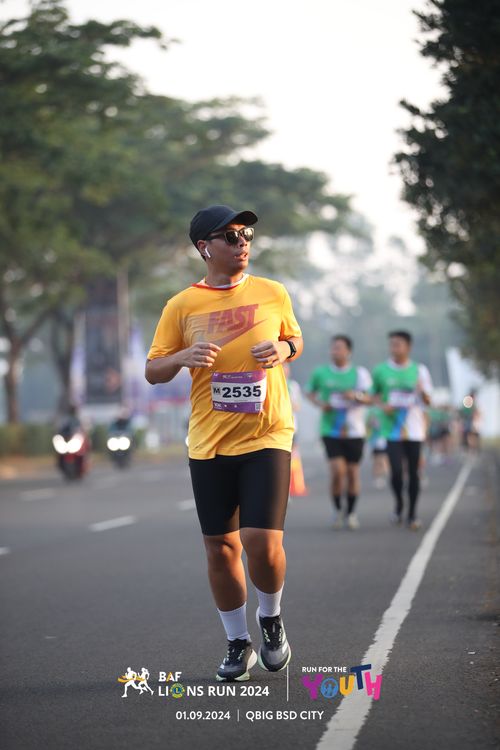 Race photo from BAF LIONS RUN 2024