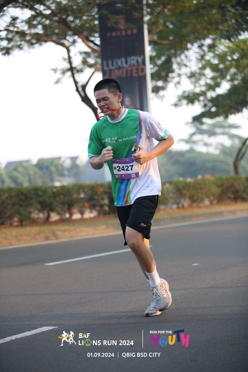 Race photo from BAF LIONS RUN 2024