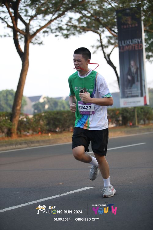 Race photo from BAF LIONS RUN 2024
