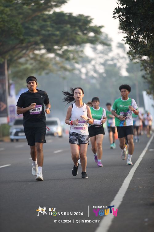 Race photo from BAF LIONS RUN 2024