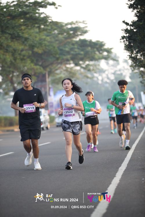 Race photo from BAF LIONS RUN 2024