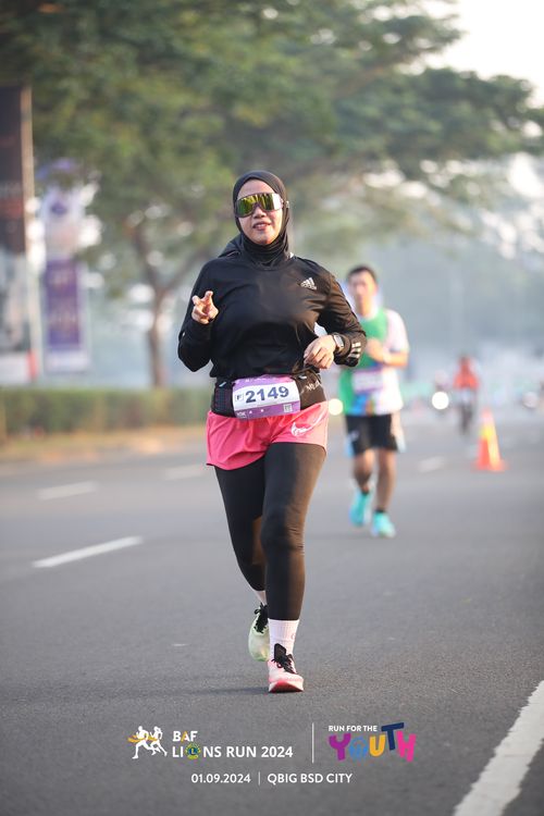 Race photo from BAF LIONS RUN 2024